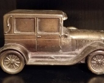 Brass Car Bank Etsy
