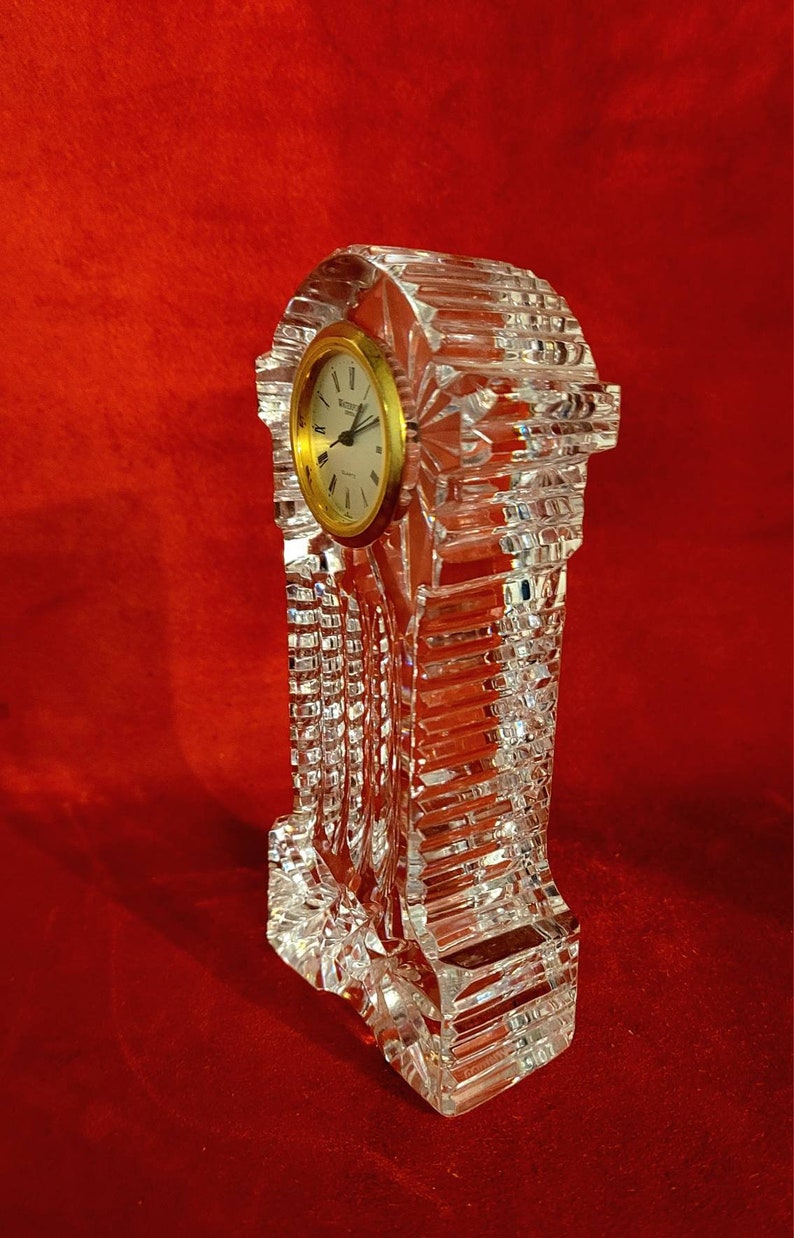 Vintage Waterford Crystal Grandfather Clock 6 Inch Crystal Etsy