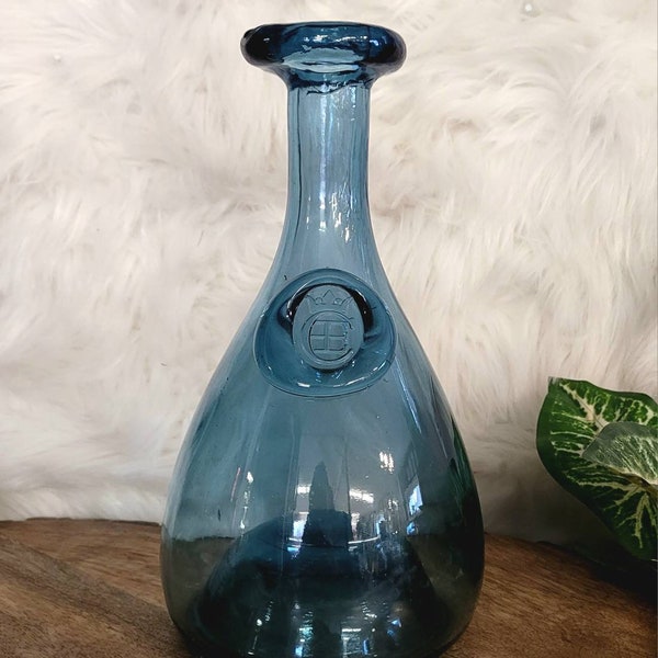 Bol Holmegaard Sapphire Provence N°17793 - Verre Bleu Fait Main Danemark
