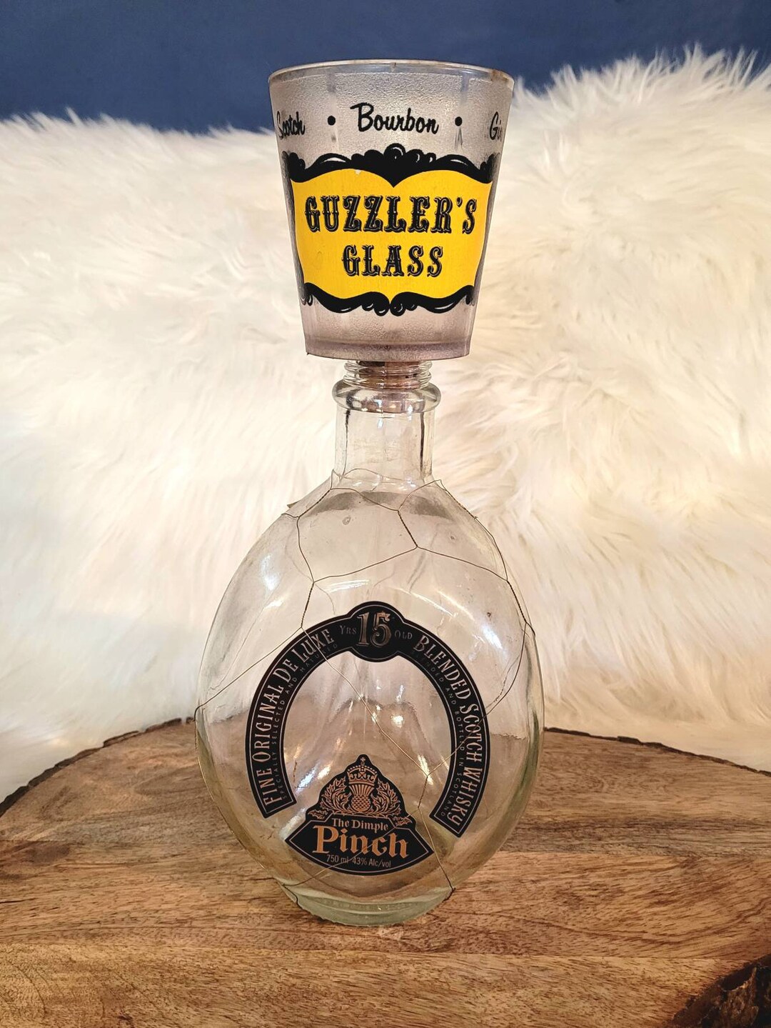 Vintage the Dimple Pinch Blended Scotch Whiskey Bottle With Etsy
