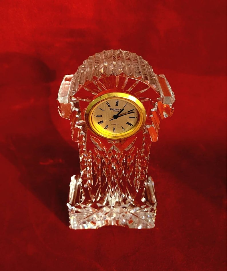 Vintage Waterford Crystal Grandfather Clock 6 Inch Crystal Etsy