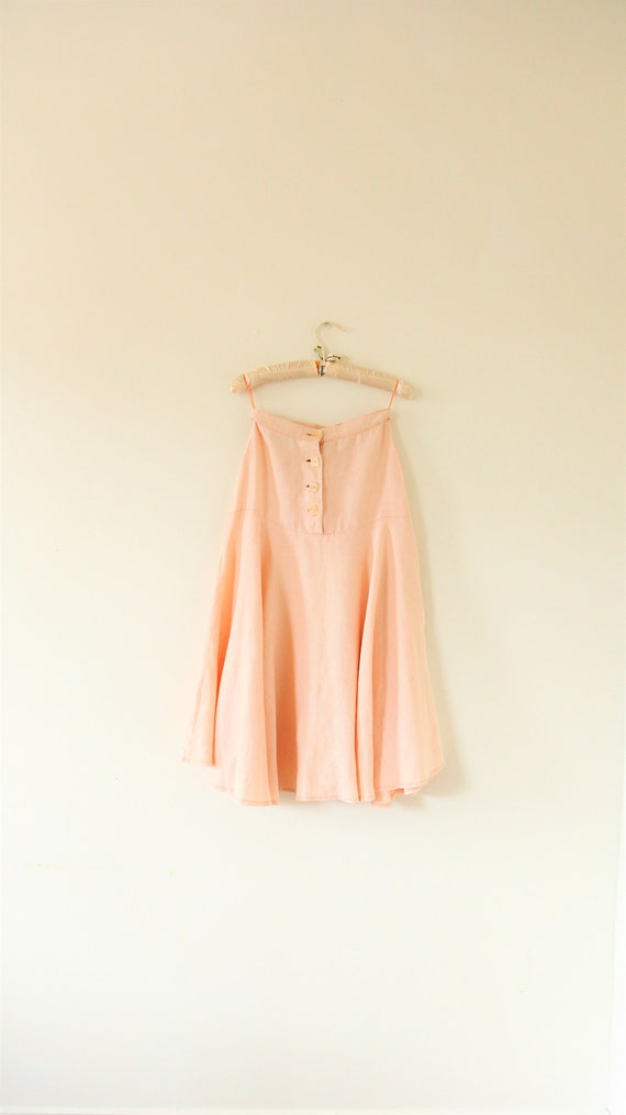 Linen Cartwheel Skirt