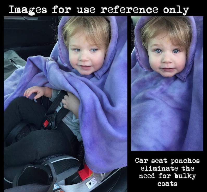 Reindeer and Plaid wheelchair friendly Infant Bee Seated Car Seat Poncho