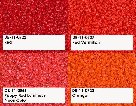 11-8, Miyuki 22g Silver Lined Orange 11-8, Miyuki 22g Silver Lined Orange