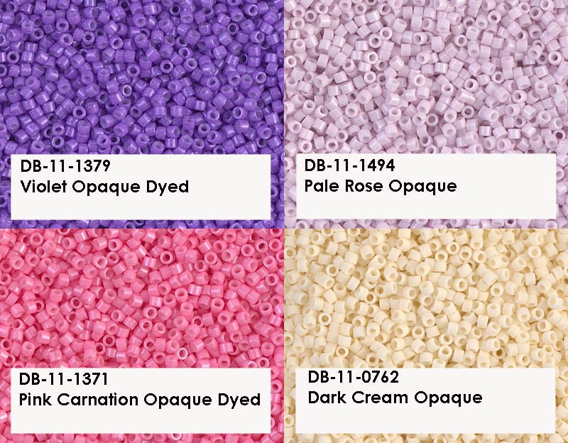 DB00-1379, Miyuki 5.2g Dyed Opaque Red/Violet DB00-1379, Miyuki 5.2g Dyed Opaque Red/Violet