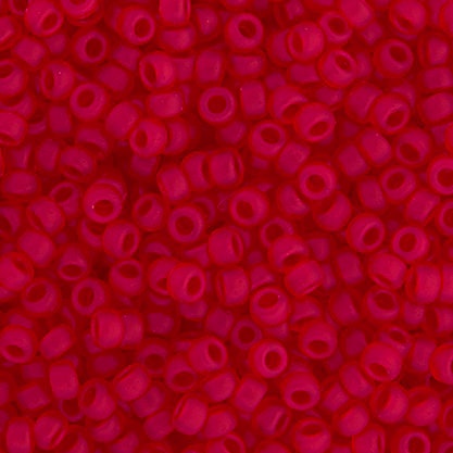11-141FR, Miyuki 22g Matte Tr Ruby AB 11-141FR, Miyuki 22g Matte Tr Ruby AB