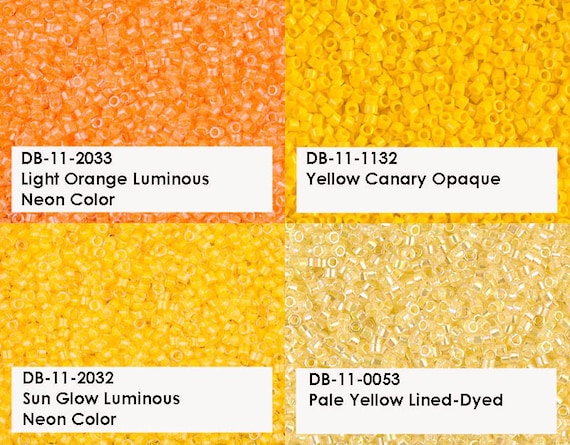 DB-11-MIYUKI Delica Seed Beads, Size 11: 2033; 1132; 2032
