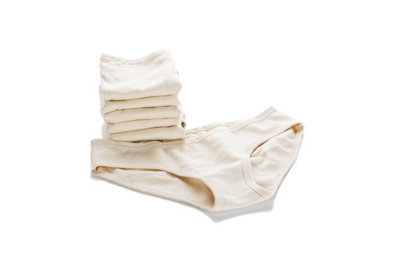 Buy 6 Pack Natural Underwear From 100% Organic Cotton GOTS Certified, Soft,  Hypoallergenic, Thin Online in India 