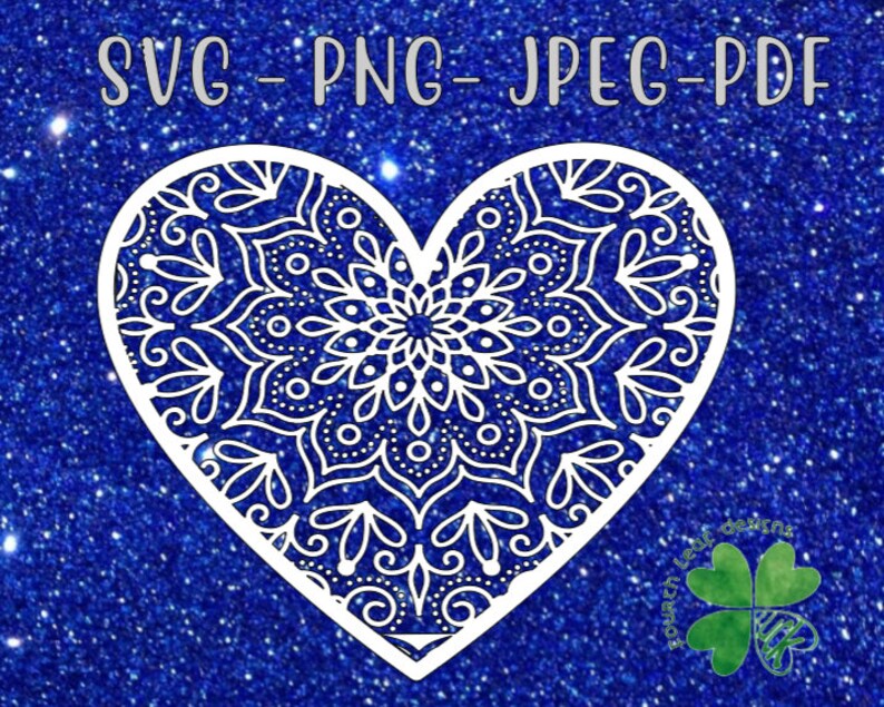 Free Free Downloadable Heart Mandala Svg Free 352 SVG PNG EPS DXF File