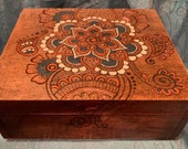 Paisley Mandala Cigar Box