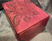 Purple Paisley Cigar Box