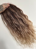 DE Dreadlocks Brown and Blonde Ombre, Loose ends DE Synthetic Dreadlocks, Wavy dread extension, curly dreads, loose ends dreads, soft dreads product logo