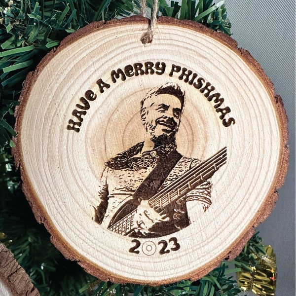 2023 Phish Inspired Ornament, Mike Gordon Portrait, Merry Phishmas, Phish Fan Christmas Gift, Phish Holiday Gift