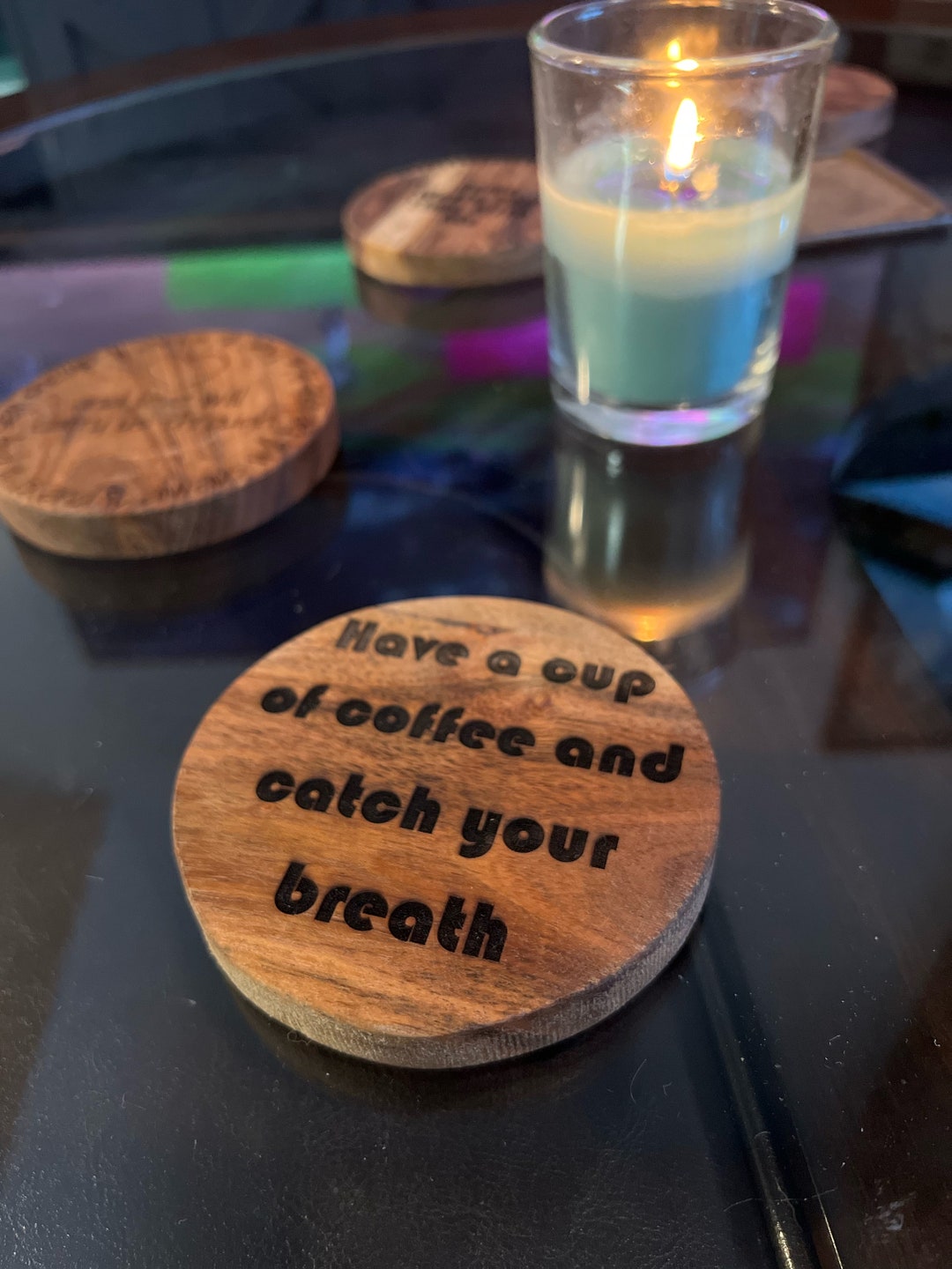 Phish Lyrics Coasters set of 4, Personalization And/or Customization