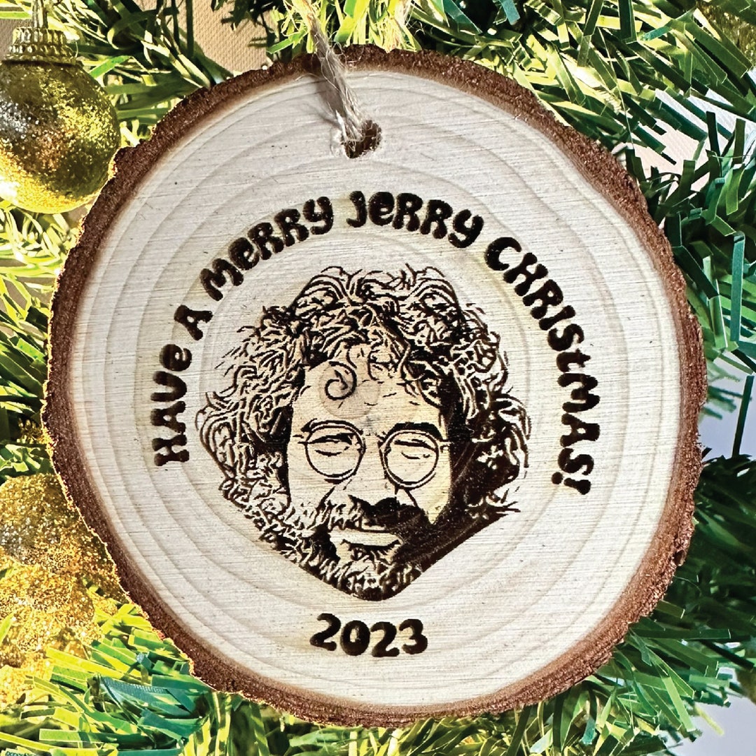 Jerry Garcia Christmas Ornament 