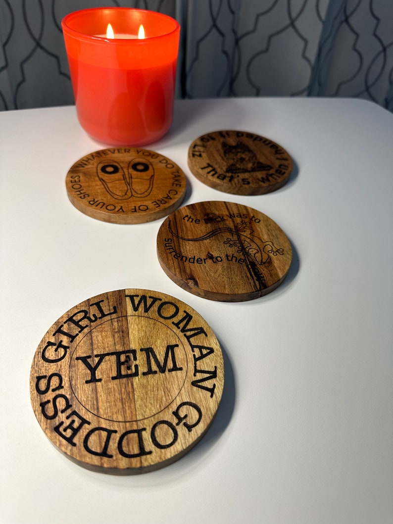 Phish Lyrics Coasters 4 Pack Customization And/or Etsy