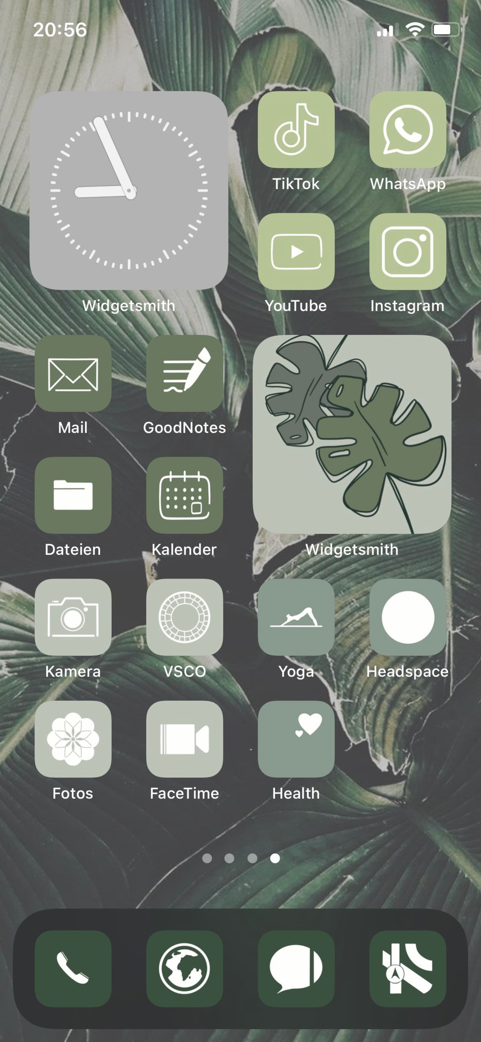 Green Aesthetic App Icons iPhone iOS14/37 App Icon Bundle/Home | Etsy