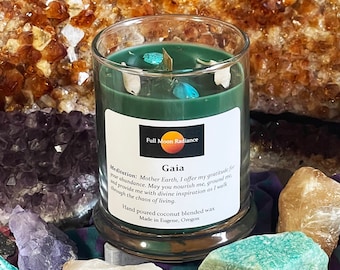 Gaia Greek Goddess of the Earth Candle for Rituals and Meditation