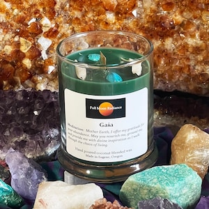 Gaia Greek Goddess of the Earth Candle for Rituals and Meditation