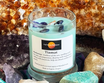 Tiamat Mesopotamian goddess of the sea Ritual Candle