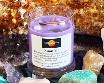 Kuan Yin Bodhisattva Compassion Candle for Rituals and Healing