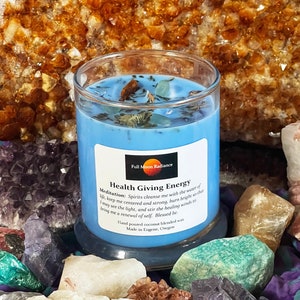 Health Giving Energy Candle Ritual Candle Gift for Cancer Patient Gift for Cancer Survivor Gift for Sick Friend