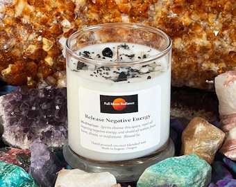 Release Negative Energy Candle Energy Cleansing Protection Candle Ritual Candle