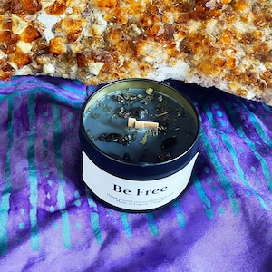 Be Free Banishing Spell Candle for Ritual Cleansing and Energy Purification