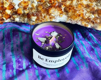 Be Employed Candle Ritual candle Prosperity Candle Money Candle Manifestation Candle Attract Money Candle