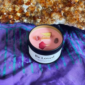 Be Loved Aromatherapy Love Scented Candle for Attraction and Healing