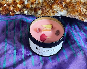 Be Loved Aromatherapy Love Scented Candle for Attraction and Healing