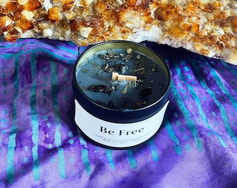 Be Free Banishing Spell Candle for Ritual Cleansing and Energy Purification