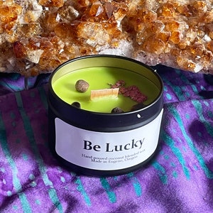 Be Lucky Candle Ritual Candle Prosperity Candle Good Luck Candle Manifestation Candle