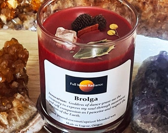 Vela de manifestación ritual de la diosa aborigen australiana Brolga