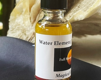 Water Element Magic Oil for Rituals, Anointing, Spiritual Tools