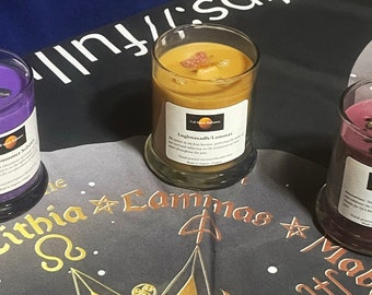 Velas navideñas Wiccan de verano