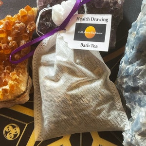 Health Drawing Healing Ritual Bath Tea