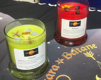 Velas navideñas wiccanas de primavera