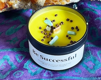 Be Successful Ritual Candle for Wealth, Good Luck, Prosperity, Manifestation, and Abundance