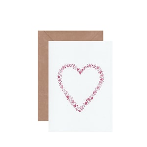 Heart card | Handmade greeting card