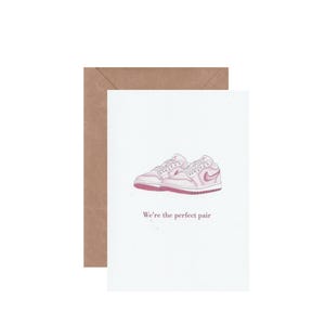 Nous sommes parfaits carte | Carte faite main