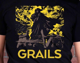 GRAILS T Shirt Unisex Rock, Dark Experimental Instumental, Gothic, Suspense, Band Tee