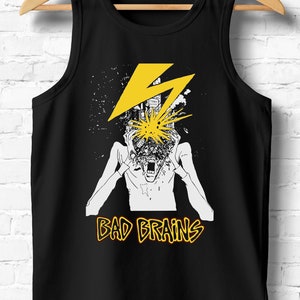 BAD Brains Tank Top: Unisex Hardcore Punk Band Tee
