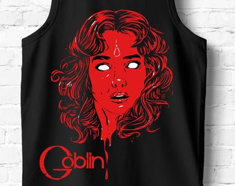Goblin Giallo Horror Film Tank Top: Gothic Rock Music,