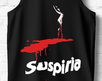 SUSPIRIA T Shirt Giallo, Dark Horror, Gothic, Suspense, Arty Tank Top For Women