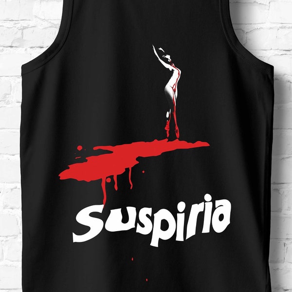 SUSPIRIA T Shirt Giallo, Dark Horror, Gothic, Suspense, Arty Tank Top For Women