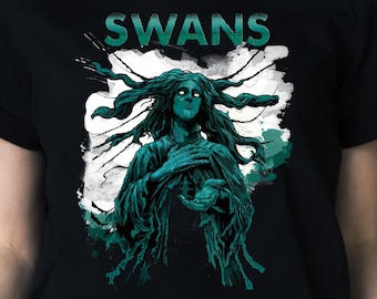 【貴重！】SWANS Michael Gira直筆サイン入　バンドTシャツ M Swans Rock T-Shirt Michael Gira Filth Love of Life The