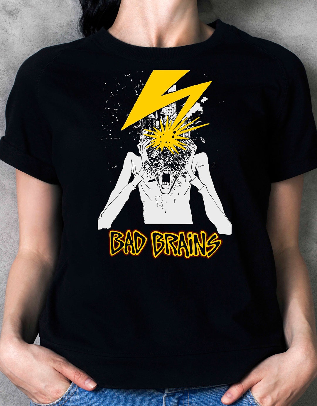 Bad Brains T Shirt Unisex DC Hardcore Punk Reggae Rastafari Band
