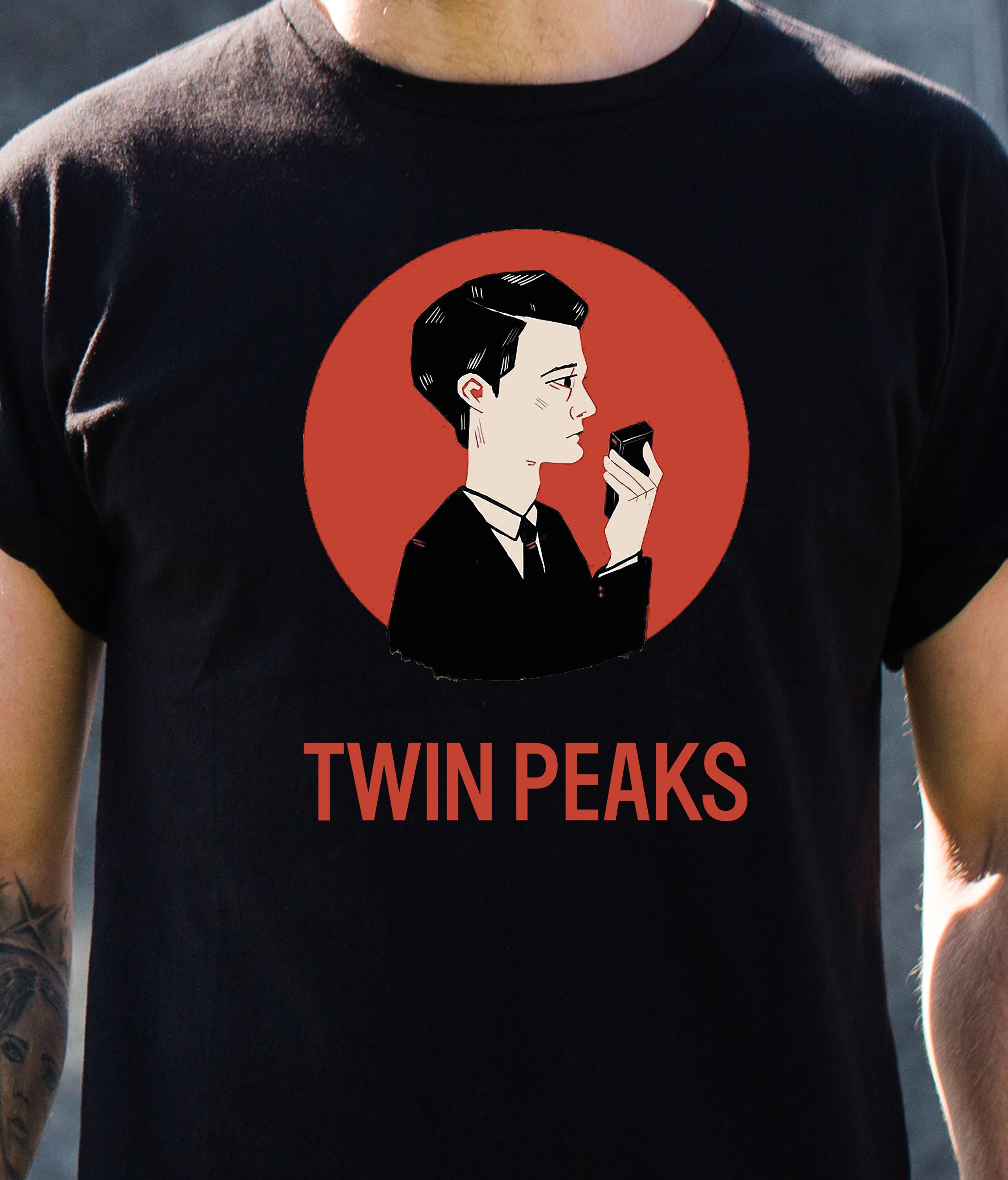 TWIN Peaks T Shirt Unisex Mystery, Dark David Lynch Tv Show TWIN Peaks T Shirt Unisex Mystery, Dark David Lynch Tv Show