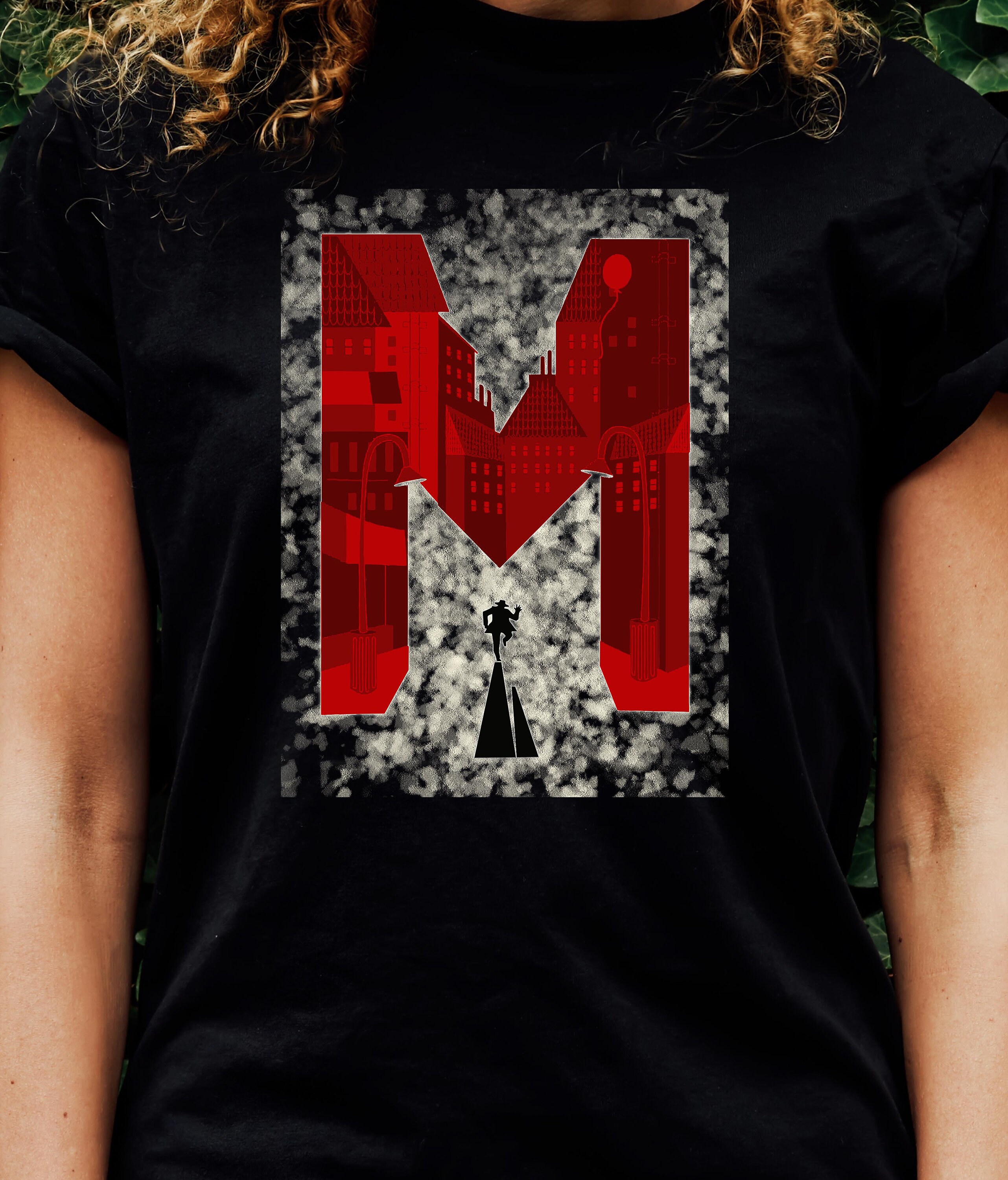 FRITZ LANG M Tshirt, Unisex Mystery Tee, Vintage Cinema Lovers Tshirt